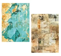 Ciao Bella Tissue paper set "Fragments of Time"