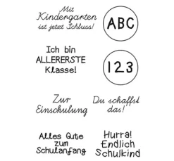 Clear Stamps "Einschulung"