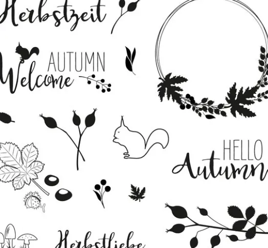 Clear Stamps "Herbstwald"