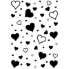 Clear Stamps "Herzen Hintergrund", 1-teilig