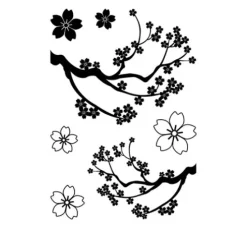Clear Stamps "Kirschblüten"