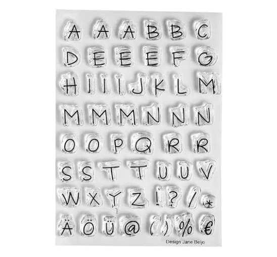 Clear Stempel-Set "Alphabet"