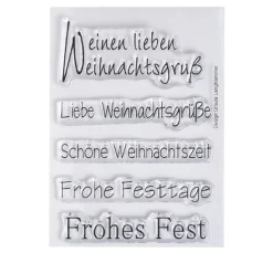 Clear Stempel-Set "Weihnachtsgruß"