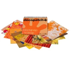 Décopatch Papierblock "Decopad Orange"