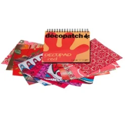 Décopatch Papierblock "Decopad Red"