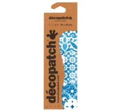 Décopatch-Papier "Kachel-Mosaik Blau"