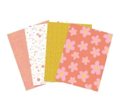Décopatch Pocket Hot-Foil Collection Mix and Patch "Sunny Flowers"