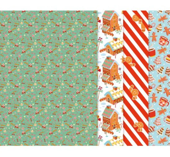 Décopatch Pocket Hot-Foil Collection Mix and Patch "Weihnachtsbäckerei"