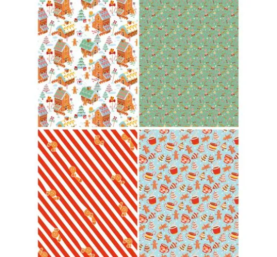 Décopatch Pocket Hot-Foil Collection Mix and Patch "Weihnachtsbäckerei"