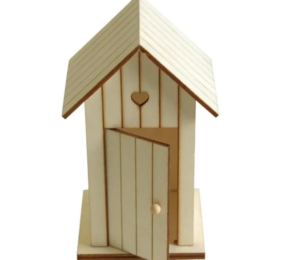 Deko Holz-Strandhäuschen, 2 Stück