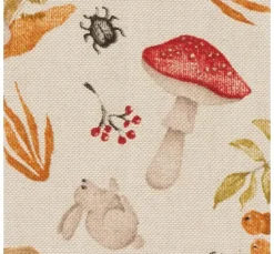 Dekostoff Leinenoptik "Herbstzeit"