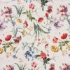 Dekostoff Leinenoptik "Sommerblumen"