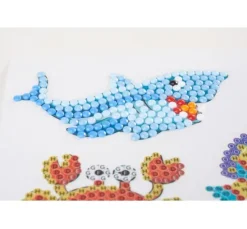 Diamond Painting Sticker Bastelset "Unterwasserwelt"