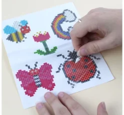Diamond Painting Sticker Bastelset "Zootiere"