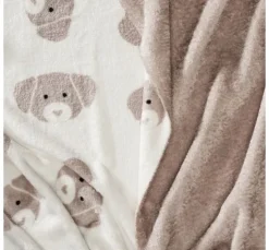 Double-Fleece-Stoff "Cute Dog"