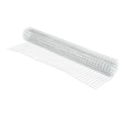Drahtgitter, verzinkt, 13x13mm, 100x40cm, silbergrau