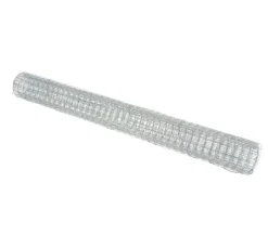 Drahtgitter, verzinkt, 13x13mm, 100x40cm, silbergrau