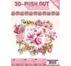 3D-Stanzbogenbuch "Blush Blooms"