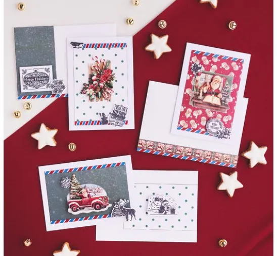 3D-Stanzbogenbuch "Christmas Baubles"