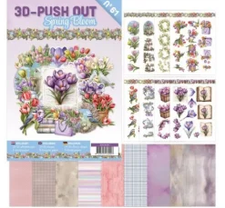 3D-Stanzbogenbuch "Spring Bloom"