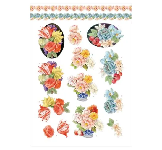3D-Stanzbogenbuch "Urban Flowers"