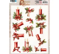 3D-Stanzbogen-Set "Christmas"