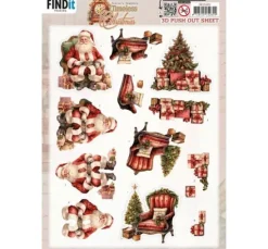 3D-Stanzbogen-Set "Christmas"