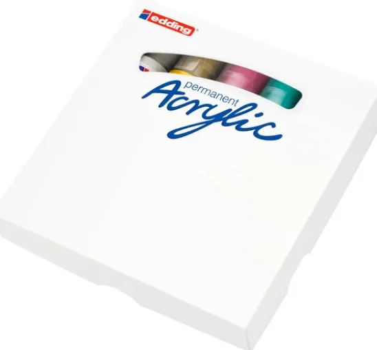 edding 5400 Acrylic "Acryl 3D - Basic", Double Liner, 5er-Set