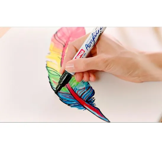 edding 5100 Acrylic "Acrylmarker - Festlich", Mittel, 5er-Set