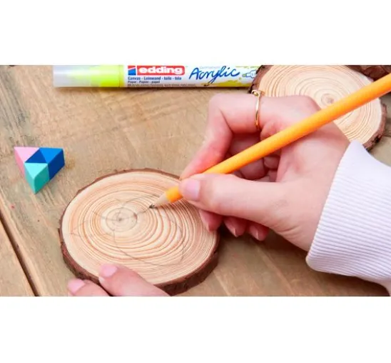 edding 5100 Acrylic "Acrylmarker - Pastell", Mittel, 5er-Set