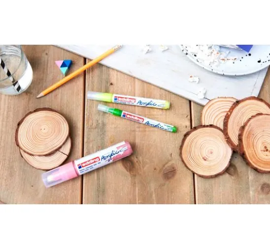edding 5100 Acrylic "Acrylmarker - Pastell", Mittel, 5er-Set