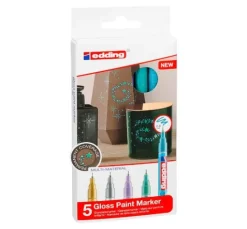 edding 780 Glanzlack-Marker Metallic, Special, 5er-Set