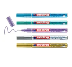 edding 780 Glanzlack-Marker Metallic, Special, 5er-Set
