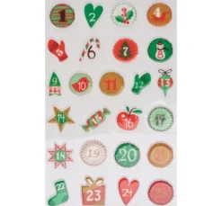 Epoxy-Sticker-Sortiment "Weihnachten"