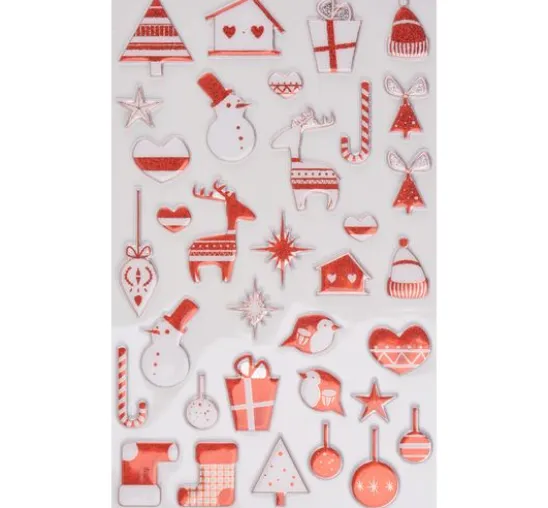Epoxy-Sticker-Sortiment "Weihnachten"