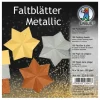 Faltblätter "Metallic"