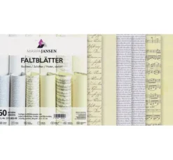 Faltblätter "Text und Noten"