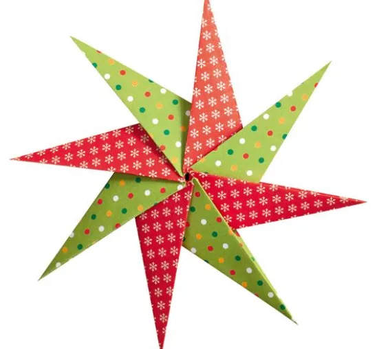 Faltblätter "Weihnachten", gemustert
