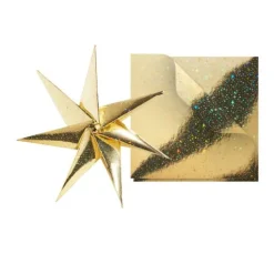Faltpapier "Holografie Gold"