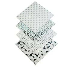 Faltpapier "Silver X-Mas"