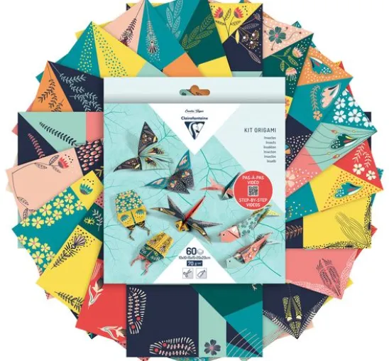 Faltpapier-Sortiment "Insekten"