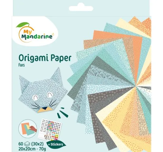 Faltpapier-Sortiment "Tiere"