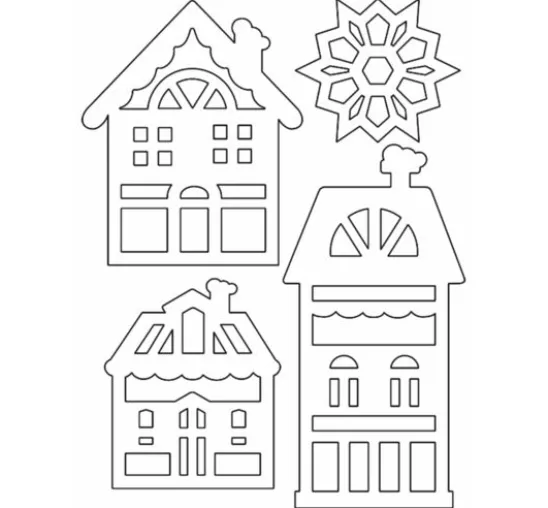 Fensterbilder "Winterzeit"