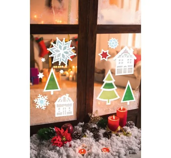 Fensterbilder "Winterzeit"