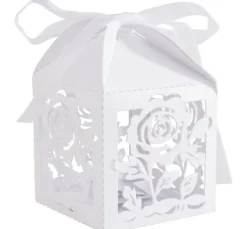 Filigrane Faltboxen "Rosen"