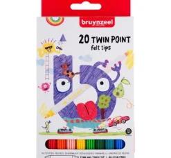 Filzstifte "Twin Point", 20tlg.