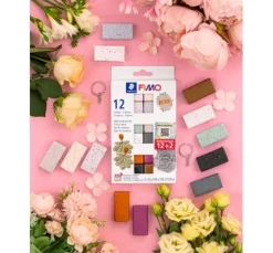 FIMO soft Materialpackung "Boho Effect", 12 Farben