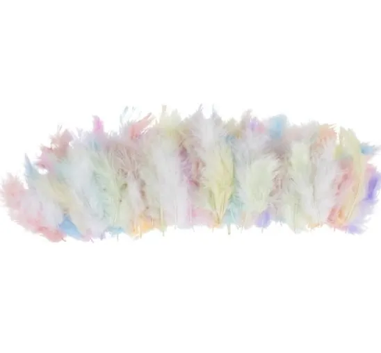 Flauschfedern-Mix "Pastell"