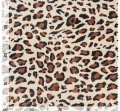Fleece-Stoff "Leopard"