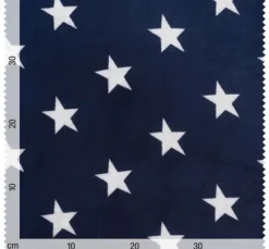 Fleece-Stoff "Sterne"